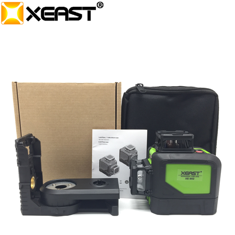 XEAST XE-902 8 line laser level 360 Self-leveling 3D Laser Level Vertical and Horizontal Cross Super Powerful Green Laser Beam ► Photo 1/5