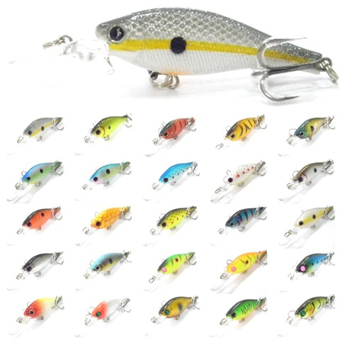 wLure 7.5g 8.5cm 2 Meter Diving Depth Lightweight Minnow Crankbait Floating Slowly with 2 #8 Hooks Musky Fishing Lures M515 ► Photo 1/6