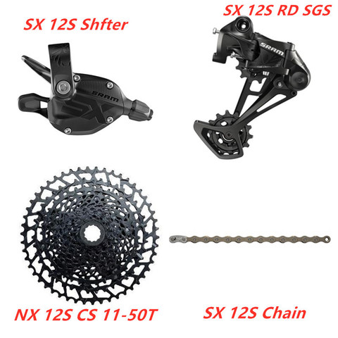 SRAM SX EAGLE 1x12 Speed 11-50T 10-50T Groupset Trigger Shifter Derailleur SX Chain KMC Chain NX 1230 Cassette  SX 1210 Cassette ► Photo 1/4