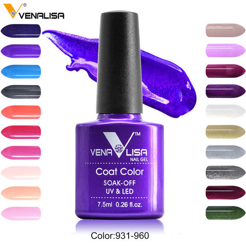 Venalisa nail gel polish 60 color high quality product nail art soak off odorless organic UV gel nail polish varnish gel lacquer ► Photo 1/6