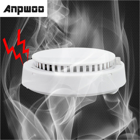 Buy Online Anpwoo Smoke Detector Fire Alarm Detector Independent Smoke Alarm Sensor For Home Office Security Photoelectric Smoke Alarm Alitools