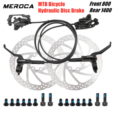 MEROCA M800 MTB Bicycle Brake Hydraulic Disc Brake 800/1400mm Mountain Bike Brake parts PK MT200 hot-selling accessories ► Photo 1/6