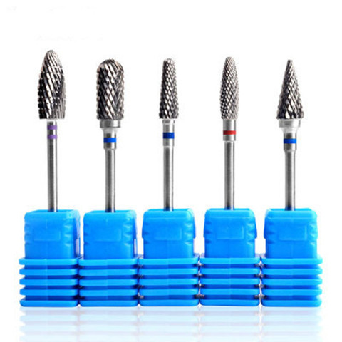 Nail Cone Tip tungsten steel Drill Bits Electric Cuticle Clean Rotary For Manicure Pedicure Grinding Head Sander Polishing Tool ► Photo 1/6