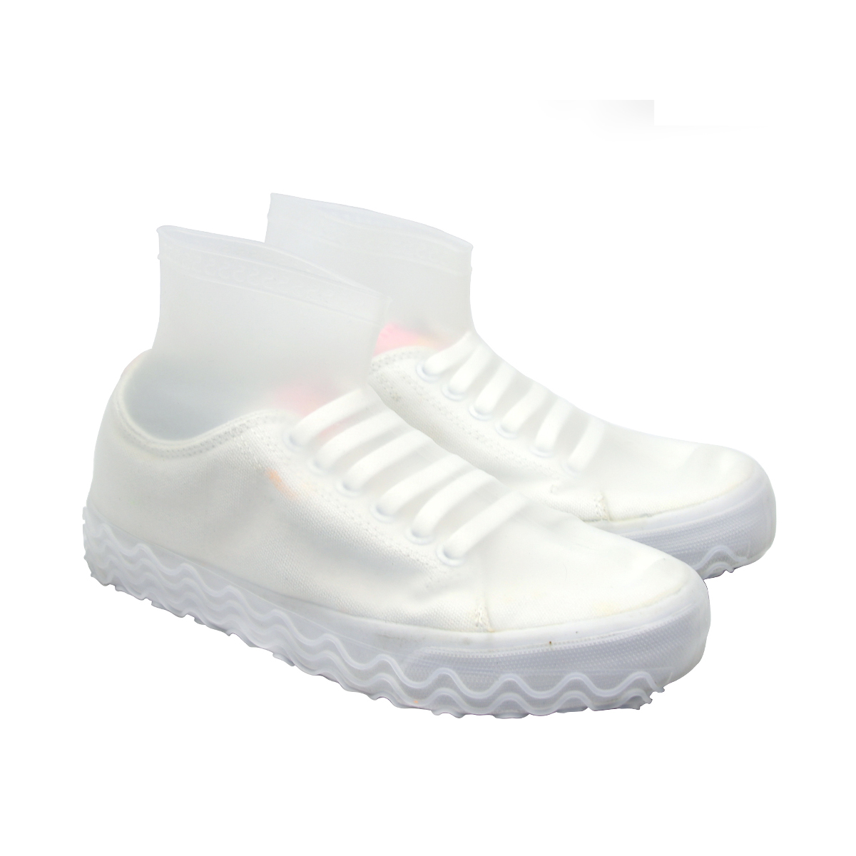 Waterproof Slip-resistant Accessories Overshoes Rubber Latex Rain Shoes Boot 