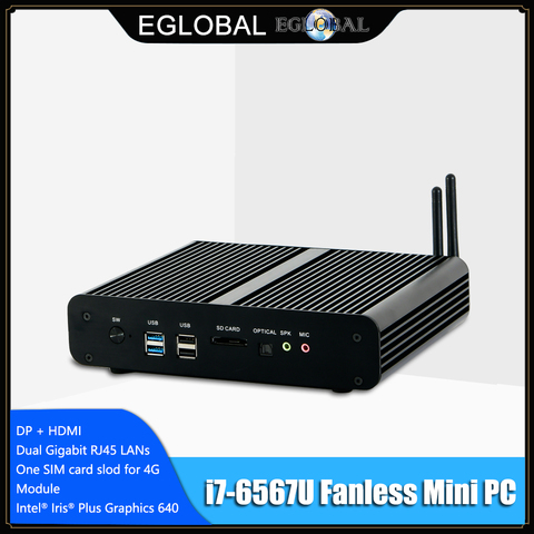 2016 New 6Gen Skylake Mini PC Core i7 6600U 6500U Max 3.1GHz Intel HD Graphics 520 Micro Computer HTPC Windows 10, Linux ► Photo 1/6