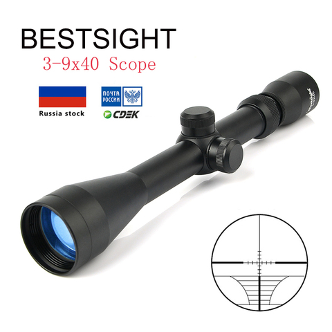 3-9X40 Tactical Riflescope Optic Sniper Deer Rifle Scope Hunting Scopes Airgun Rifle Outdoor Reticle Sight Scope ► Photo 1/6