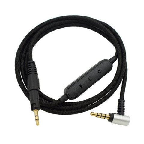 Replacement Audio Cable For Audio-Technica ATH-M50X M40X for Sennheiser HD598 HD518 Headphone Microphone Volume Control 3.5mm ► Photo 1/6