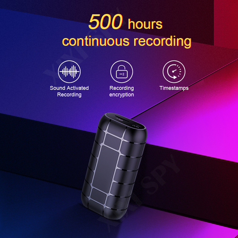 XIXI SPY 500hours micro Voice recorder Dictaphone pen audio sound mini activated digital professional flash drive ► Photo 1/6