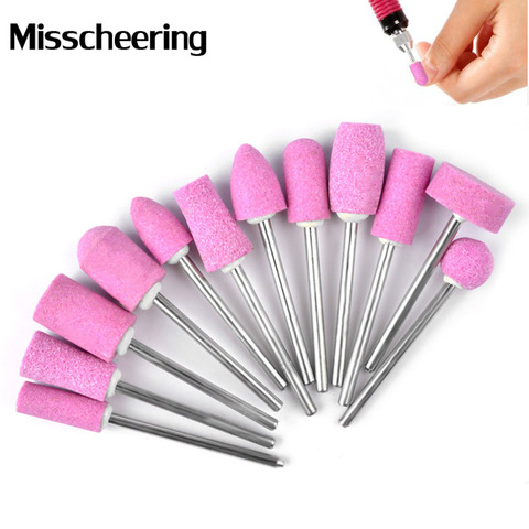 12Pcs/Set Quartz Nail Drill Bits Electric Manicure Head Replacement Device for Manicure Pedicure Polishing Mill Cutter Nail File ► Photo 1/6