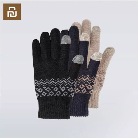 Xiaomi Mijia FO Finger Screen Touch Gloves Winter Warm Velvet For iphone 11 Pro 6s for Xiaomi Screen Touch Phone Tablet ► Photo 1/6