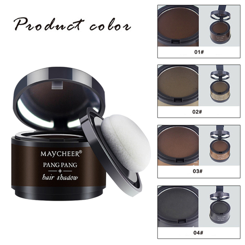 Hair 4 Color Fluffy Thin Hair Powder Hair Line Shadow Makeup Concealer Root Cover Up Unisex Coverage Hair Loss Product TSLM2 ► Photo 1/6