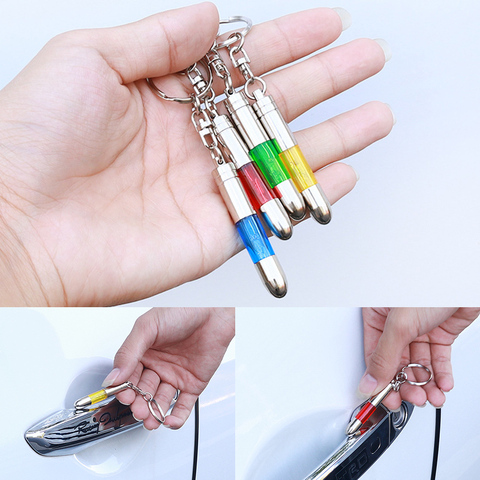 1PC New Anti-Static Keychain Car Vehicle Antistatic Bar Secondary Discharge Eliminator Discharger Winter Supplies ► Photo 1/6