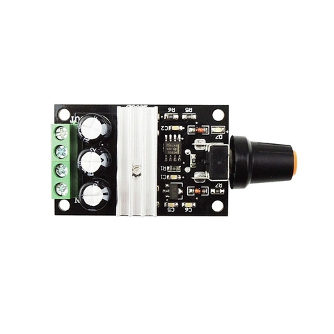 DC 6V 12V 24V 28VDC 3A 80W PWM Motor Speed Controller Regulator Adjustable Variable Speed Control With Potentiometer Switch ► Photo 1/3