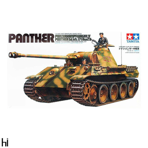 Tamiya 35065 1/35 German Panzerkampfwagen V Panther Ausf.A Medium Tank Military Display Toy Plastic Assembly Building Model Kit ► Photo 1/1