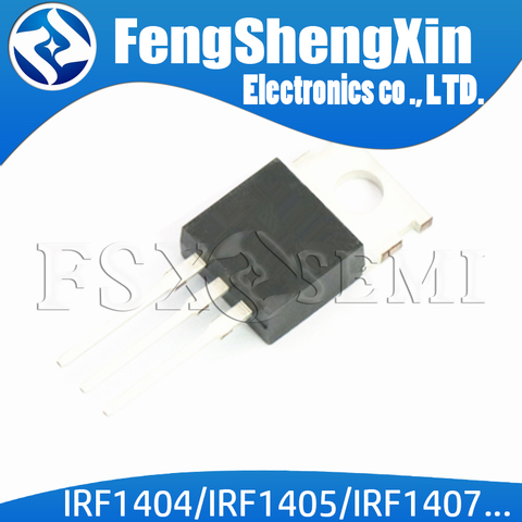 10PCS IRF1404 IRF1405 IRF1407 IRF3205 IRF4905 IRF9540 IRFZ44N IRFZ48N IRF1404PBF IRF1405PBF IRF3205PBF TO220 Transistor Triode ► Photo 1/6