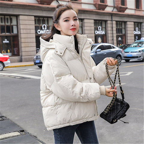 New 2023 Winter Jacket Women Coat Female Parka Short Fashion Ladies Jackets  Warm Outerwear Black Fashion - AliExpress