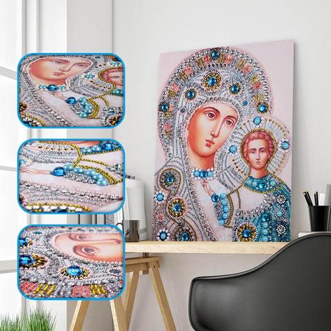 Religious figure Shaped Diamond Painting DIY 5D Part Diamond Cross Stitch Kit Crystal Rhinestone Art ► Photo 1/6