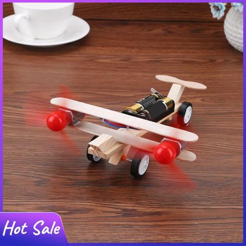 Twin Blades Electric Skating Aircraft Kit Toy Airplane Science DIY Model Science Small Inventions Scientific Experiments Science ► Photo 1/6