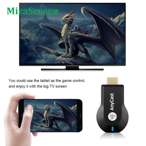 TV Stick WiFi HDMI Media Video Streamer TV Dongle Receiver for AnyCast M2 Plus for Airplay 1080P HDMI TV Stick for DLNA Miracast ► Photo 1/6