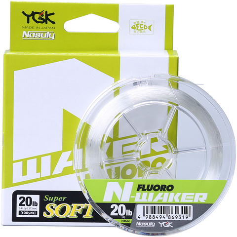 2022 New YGK N-WACKER Fishing Line Strong Wear Resistance Rocky thread Fluoro Carbon Transparent Monofilament FC leading line ► Photo 1/5