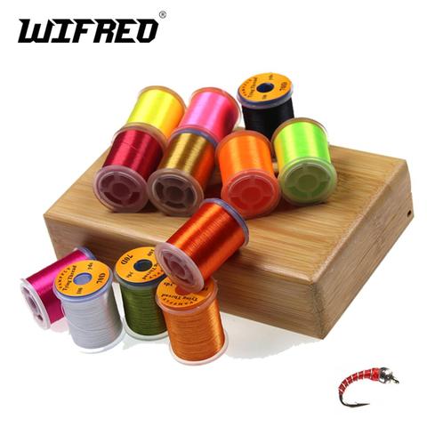 Wifreo 12pcs/set Mix Color 70D Fly Tying Thread for Midge Nymph Small Dry Flies Tying Material Trout Fly Fishing Tying Line ► Photo 1/6