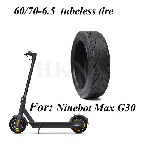  Scooter Tire for Ninebot MAX G30 KickScooter Electric Scooter 10 Inch 60/70-6.5 Front and Rear Tyre Wheel Tire Parts ► Photo 1/6