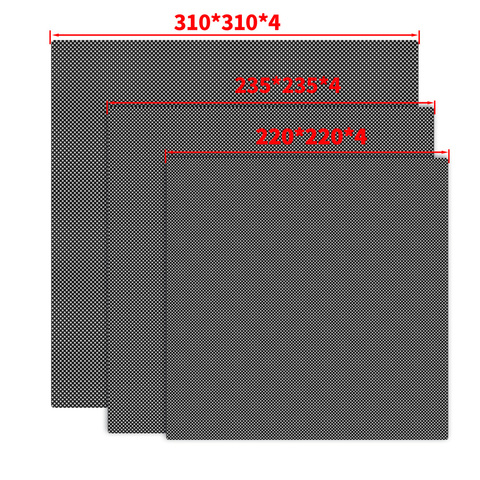 Ultrabase hotbed Platform Build Surface Glass Plate 220*220/235*235/310*310mm for CR10 Ender-3 CR-10S Ender 5 3D Printer ► Photo 1/6
