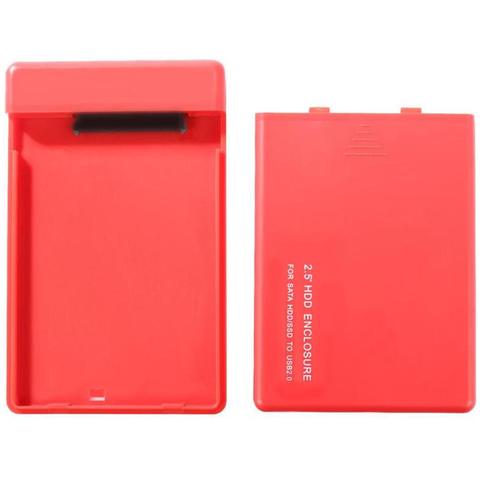 480M/bps 2.5inch HDD Case SATA USB 2.0 External HDD Enclosure Hard Disk Drive SSD Case ► Photo 1/6