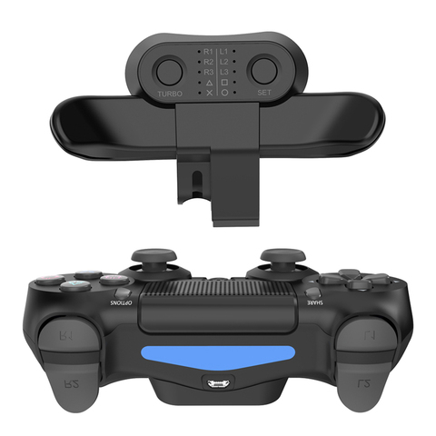 For PS4 controller Back Button Attachment DualShock4 Rear Extended Gamepad Paddles Keys With Turbo for SONY PS4 accessories ► Photo 1/6