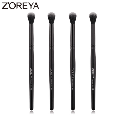 Zoreya Brand Black Crease Makeup Brushes Soft Synthetic Hair Portable Eye Makeup Set Travel Cosmetic Brush For Make Up ► Photo 1/6