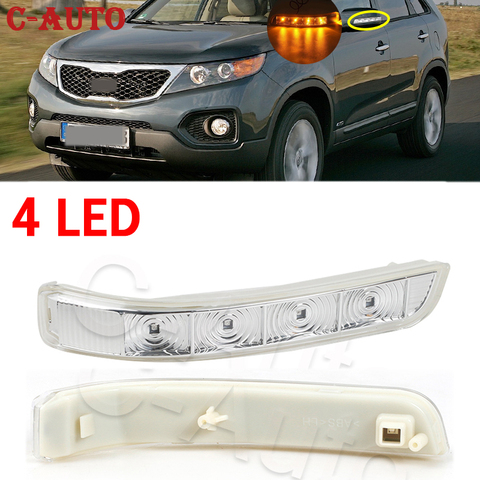 C-Auto LED Turn Signal Light Rearview Side Mirror Lamp For Kia Sorento 2009 2010 2011 2012 2013 2014 ► Photo 1/6