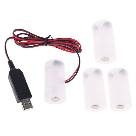 LR14 C Battery Eliminator USB Power Supply Replace 1 to 4pcs 1.5V C Cell Battery for LED Lamps Toys Electronic Devices ► Photo 1/6