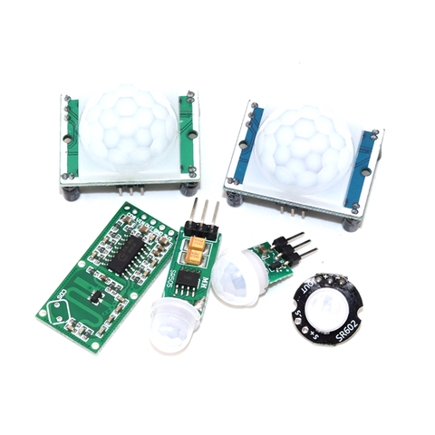 HC-SR501 HC-SR505 SR602 AM312 Adjust IR Pyroelectric Infrared PIR Motion Sensor Detector Module Bracket for arduino ► Photo 1/6