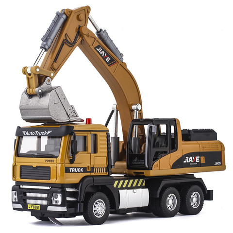 High simulation 1:50 alloy engineering excavator model,dump truck excavator toy,rotary excavator,free shipping ► Photo 1/5