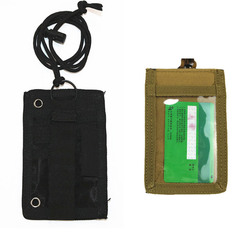 Nylon Waterproof Card Holder Tactical Pouch Certificates documents ID Storage Bags Outdoor Camping Sport Portable Card Bags Gear ► Photo 1/6