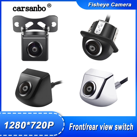 HD 1920*1080P Night Vision Reverse Backup Vehicle Fisheye Lens 1080P*720P Rear View AHD Camera for Android DVD,AHD Monitor ► Photo 1/6