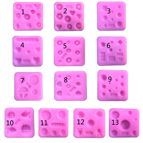 Mini Gemstone Mold Silicone Mold Miniature Food Sweets Jewelry Charms Polishing Epoxy Fondant Clay Resin Sculpey ► Photo 1/6