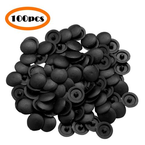 100pcs Screw Caps Plastic Self-Tapping Screw Cap Covers for Diameter 11mm Flat Phillips Screw Lids Furniture kitchens Fittings ► Photo 1/6