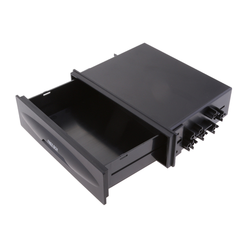 Universal in Dash Car Single Din Audio Stereo Replacement Pocket Storage Box  Audio Conversion Box 170*128*43mm Black ► Photo 1/6