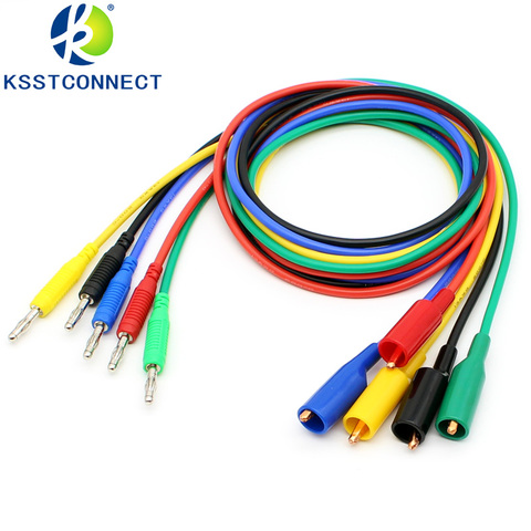 TL332 1M length 13AWG 2.5 square power supplier super soft silicone manostat alligator clip output line ► Photo 1/5