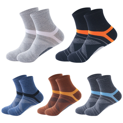 ZTOET High Quality 5Pairs / Lot Combed Cotton Men's Socks New Casual Breathable Active Socks Man Stripe Long Sock EU39-45 ► Photo 1/1