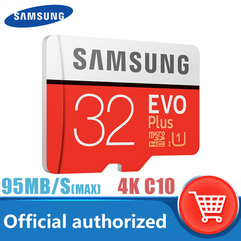 100%originalSAMSUNG Memory Card Micro SD Card 128GB 512G 256GB 32G 64GB Microsd SDHC SDXC Grade EVO+ C10 4KHD UHS TF SD Cards ► Photo 1/6