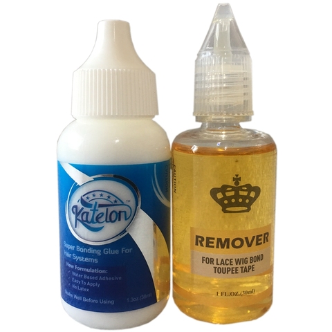 Buy Online 1 Bottle 1 3 Oz 38 Ml Lace Front Wig Glue Katelon Super Bonding Glue With 1 Bottle 1 Oz 30 Ml Yellow Remover For Wig Glue Alitools