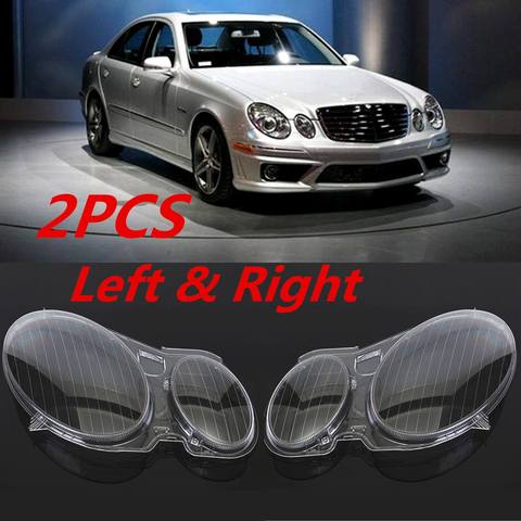 New Headlight Cover W211 Car Headlight Lens Glass Cover For Benz W211 E240 E200 E350 E280 E300 2002-2008 Lamp cover Cover Shell ► Photo 1/6