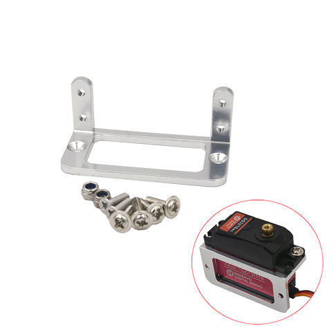 CNC Aluminum Alloy Servo Holder Servo Mount For RC Airplane Boat Car Servo ► Photo 1/4