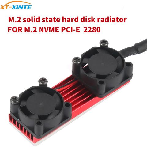 XT-XINTE PCIE SSD M.2 2280 Heat Sink Radiator 3 in 1 for SM951 960 961 Rapid Cooling Cooler Fan Heatsink Fin Thermal Pad 3Pin ► Photo 1/6