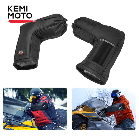 ATV Motorcycle Handlebar Mitts Gloves Grip for Yamaha Touring Adventure Scooter Snowmobile Watercraft Bike for Polaris ► Photo 1/6