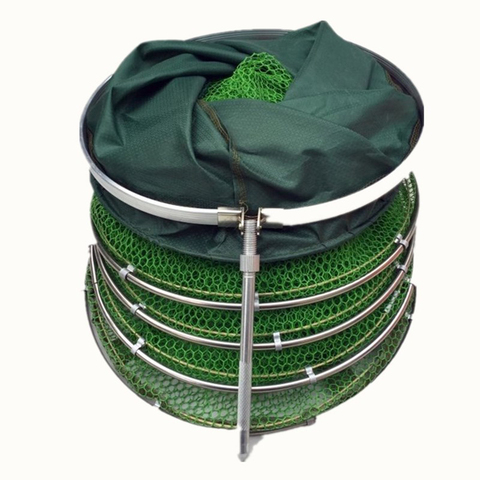 2m/2.5m/3m/4m Fishing Net With Bag Quick-drying Glued Fishing Trap Nets Foldable Crayfish Traps Carp Fishing Accessories X109G ► Photo 1/6