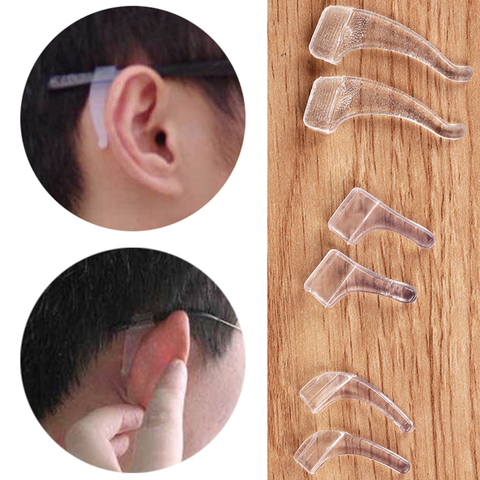 1Pair High Quality Transparent Anti Slip Glasses Clear Silicone Ear Hooks Eyeglasses Grip Soft & Light Temple Holder Accessories ► Photo 1/6