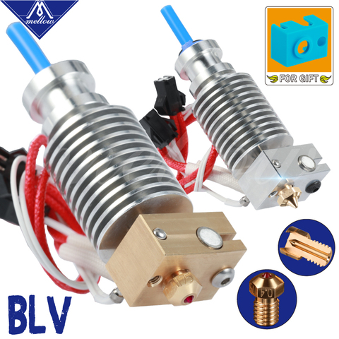 3D Printer Blv Mgn Cube V6 Brass/Ruby Nozzle Hotend For 12v/24v 40w Cartridge And Thermistor E3D V6 Prusa I3 Mk3s Mk2/2.5 ► Photo 1/6